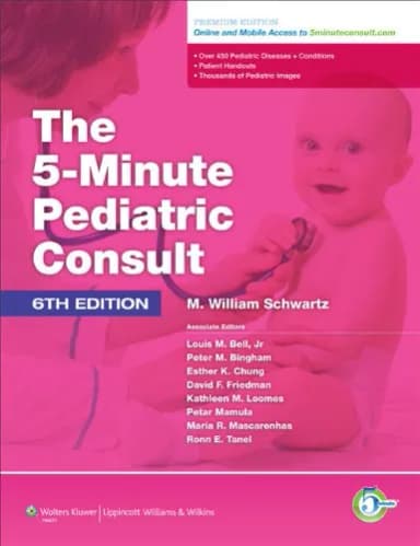 Image of - The 5-Minute Pediatric Consult | 6th Edition | Hardcover