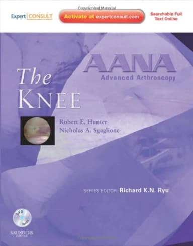 Image of - AANA Advanced Arthroscopy The Knee | With DVD | Hardcover