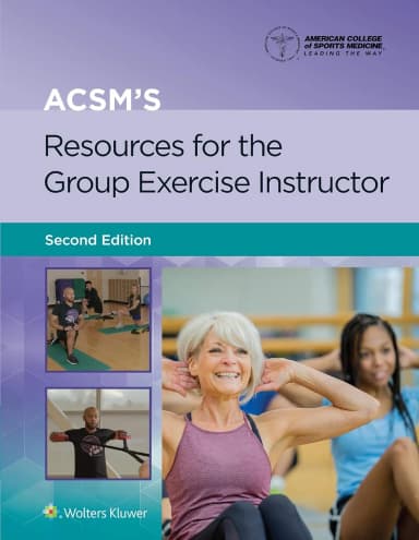 Image of - ACSM's Resources For The Group Exercise Instructor 2nd Edition | Paperback