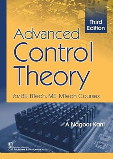 Image of - Advanced Control Theory for BE | Btech | ME | Mtech Courses | Third Edition | Paperback