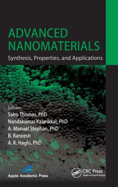 Image of - Advanced Nanomaterials Synthesis | Properties | and Applications | Hardcover