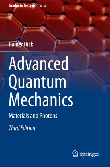 Image of - Advanced Quantum Mechanics Materials And Photons Third Edition | Paperback