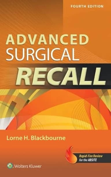 Image of - Advanced Surgical Recall | 4th Edition | Paperback