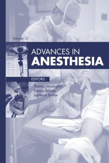 Image of - Advances in Anesthesia | Volume 32 | Hardcover