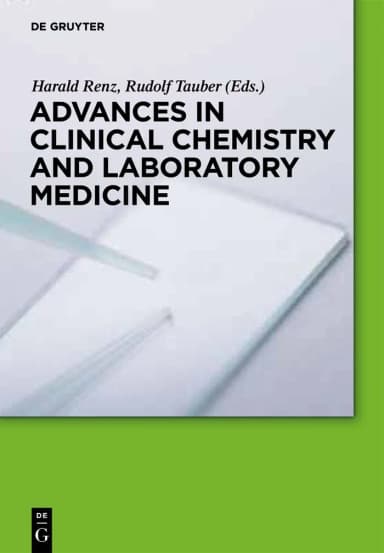 Image of - Advances in Clinical Chemistry and Laboratory Medicine | Hardcover