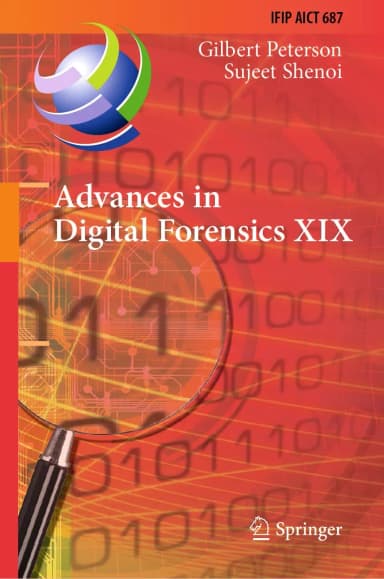 Image of - Advances In Digital Forensics Xix | Hardcover