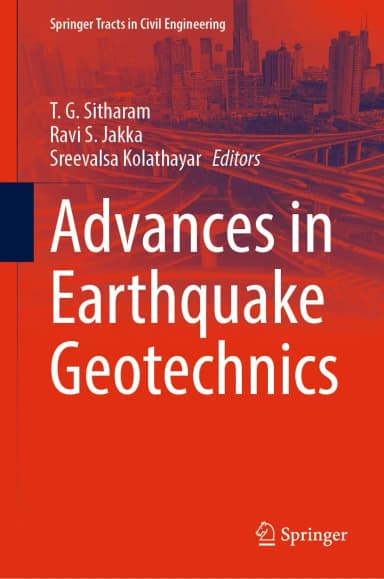 Image of - Advances In Earthquake Geotechnics | Hardcover