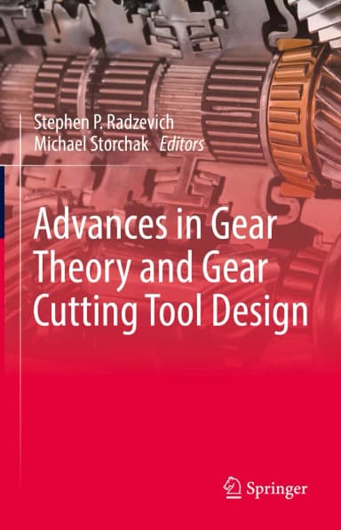 Image of - Advances In Gear Theory And Gear Cutting Tool Design | Hardcover