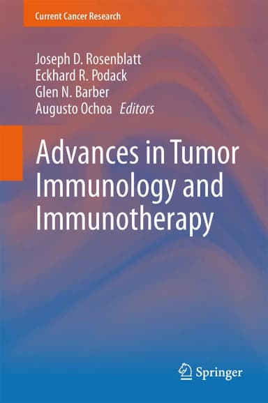 Image of - Advances in Tumor Immunology and Immunotherapy | Hardcover