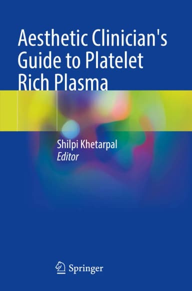 Image of - Aesthetic Clinicians Guide To Platelet Rich Plasma | Paperback