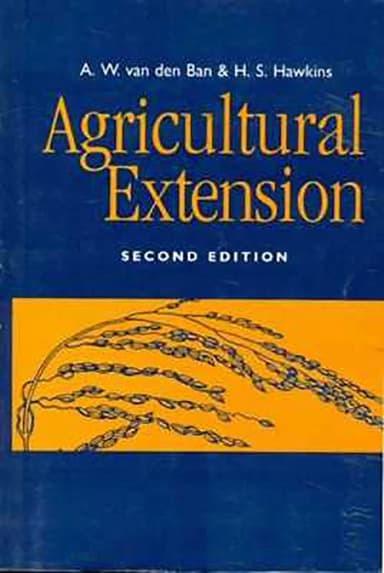 Image of - Agricultural Extension | Hardcover
