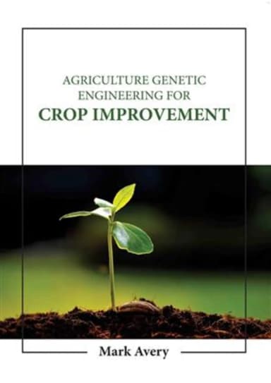 Image of - Agriculture Genetic Engineering For Crop Improvement | Hardcover