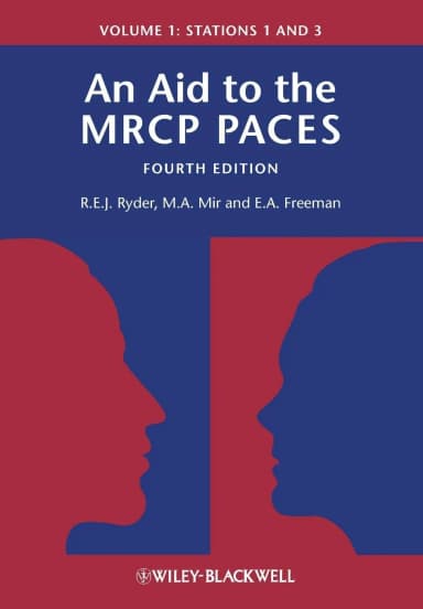 Image of - An Aid to the MRCP Paces | 4th Edition | Volume 1 Stations 1 and 3 | 4th Edition | Paperback