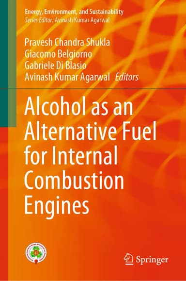 Image of - Alcohol As An Alternative Fuel For Internal Combustion Engines | Hardcover
