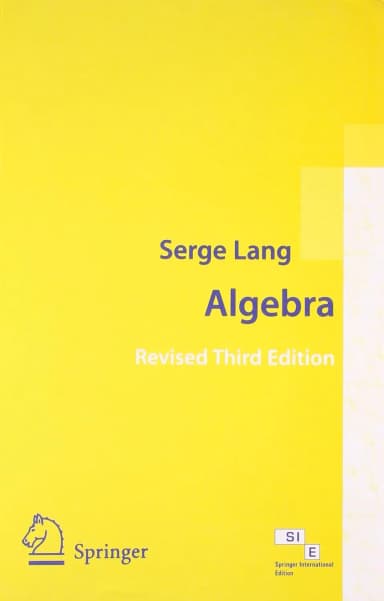 Image of - Algebra | Third Edition | Paperback