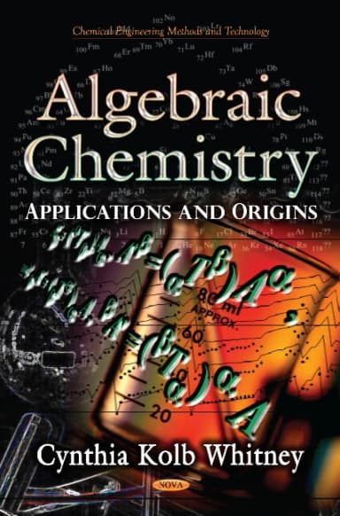 Image of - Algebraic Chemistry Applications and Origins | Hardcover