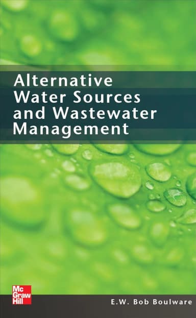 Image of - Alternative Water Sources and Wastewater Management | Hardcover