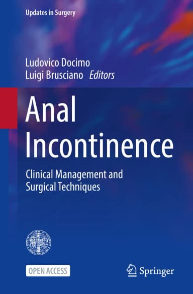 Image of - Anal Incontinence Clinical Management And Surgical Techniques | Paperback