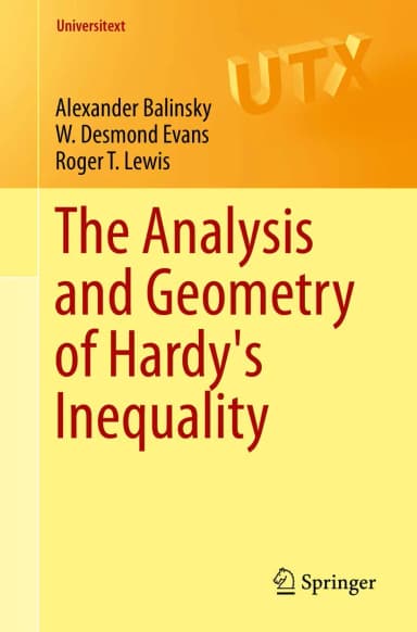 Image of - The Analyis and Geometry of Hardy's Inequality | Hardcover