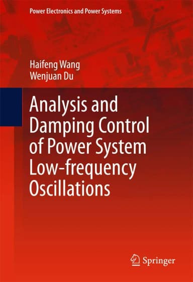 Image of - Analysis and Damping Control of Power System Low-frequency Oscillations | Hardcover