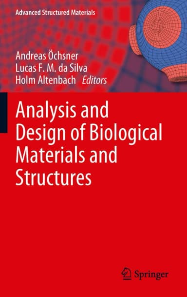 Image of - Analysis and Design of Biological Materials and Structures | Hardcover