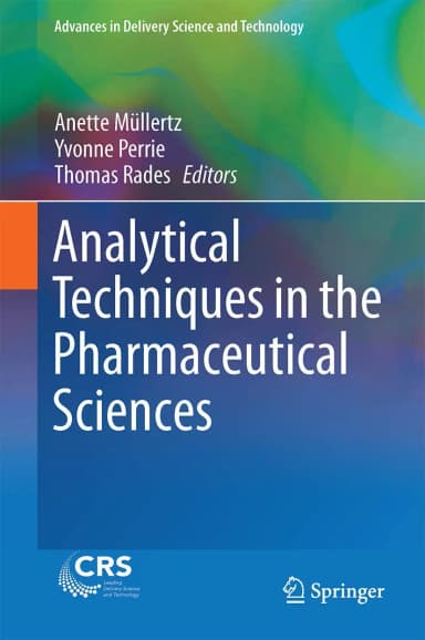 Image of - Analytical Techniques in the Pharmaceutical Sciences | Hardcover