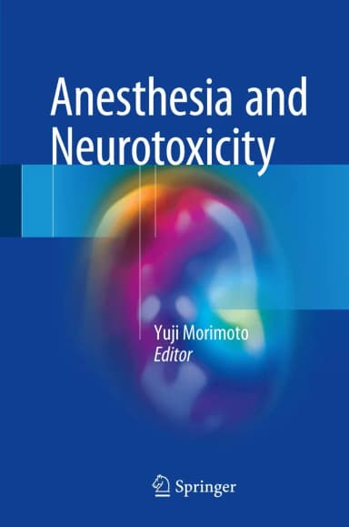 Image of - Anesthesia and Neurotoxicity | Hardcover