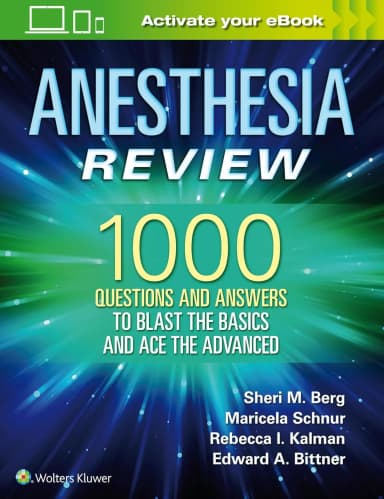 Image of - Anesthesia Review 1000 Questions and Answers to Blast the Basics and ACE the Advances | Paperback