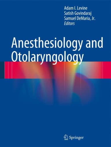 Image of - Anesthesiology and Otolaryngology | Hardcover