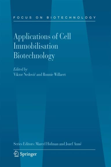 Image of - Applications of Cell Immobilisation Biotechnology | Hardcover