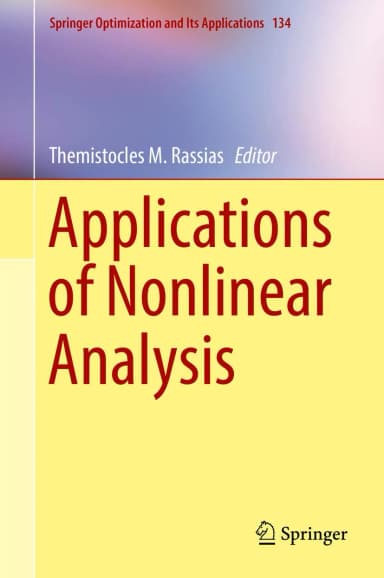 Image of - Applications of Nonlinear Analysis | Hardcover