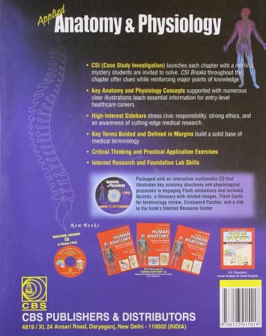 Image of - Applied Anatomy and Physiology | With CD