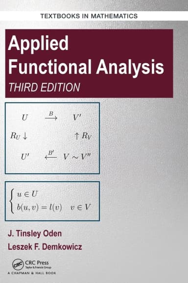 Image of - Applied Functional Analysis | Third Edition | Hardcover