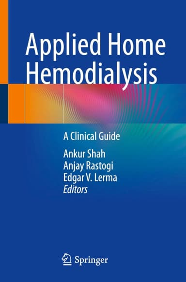 Image of - Applied Home Hemodialysis A Clinical Guide | Paperback