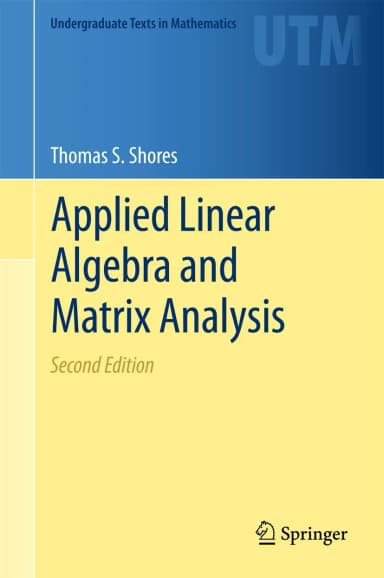 Image of - Applied Linear Algebra And Matrix Analysis | 2nd Edition | Hardcover