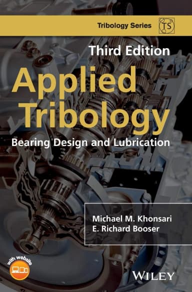 Image of - Applied Tribology Bearing Design and Lubrication | Third Edition | Hardcover