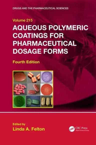 Image of - Aqueous Polymetric Coatings for Pharmaceutical Dosage Forms | Volume 215 | Hardcover