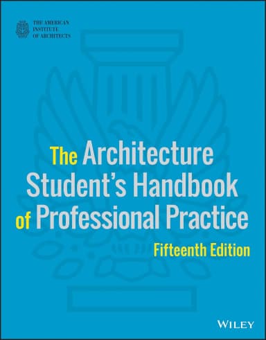 Image of - The Architecture Students Handbook Of Professional Practice 15th Editiond | Paperback