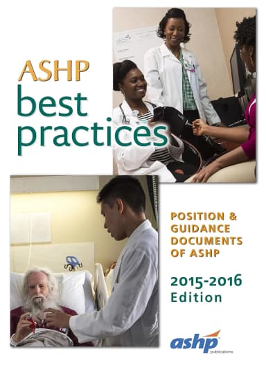 Image of - ASHP Best Practices 2015-2016 | Paperback