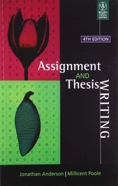 Image of - Assignment and Thesis Writing | 4th Edition | Paperback
