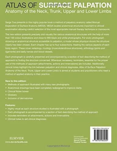 Image of - Atlas of Surface Palpation | Third Edition | Paperback