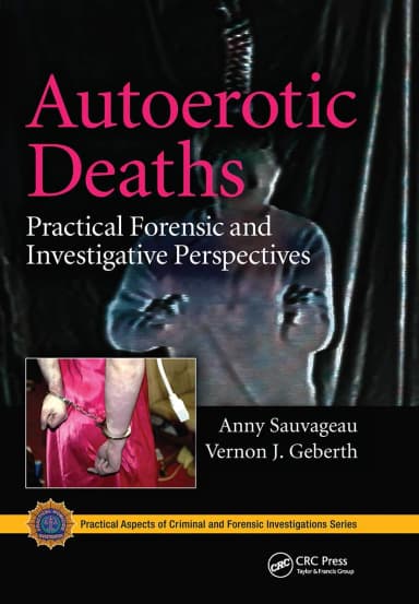 Image of - Autoerotic Deaths Practical Forensic And Investigative Perspectives | Paperback