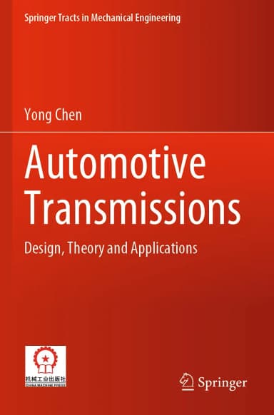 Image of - Automotive Transmissions Design Theory And Applications | Paperback
