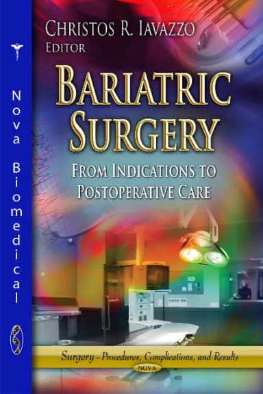 Image of - Bariatric Surgery From Indications to Postoperative Care | Hardcover
