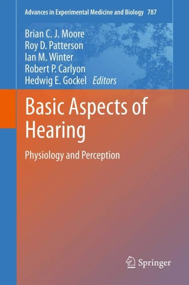 Image of - Basic Aspects of Hearing | Hardcover
