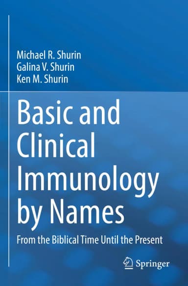 Image of - Basic And Clinical Immunology By Names From The Biblical Time Until The Present | Paperback