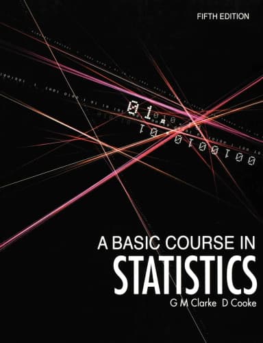 Image of - A Basic Course in Statistics | 5th Edition | Paperback