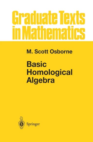 Image of - Basic Homological Algebra (Graduate Texts in Mathematics)