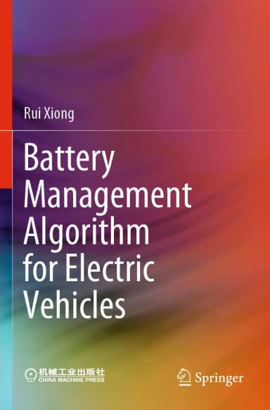 Image of - Battery Management Algorithm For Electric Vehicles | Paperback