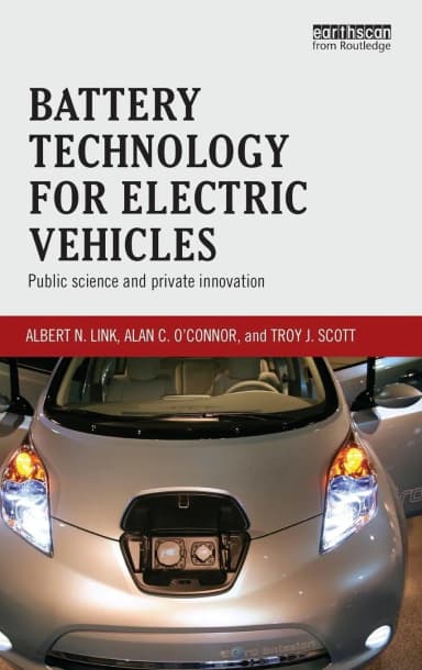 Image of - Battery Technology for Electric Vehicles | Hardcover
